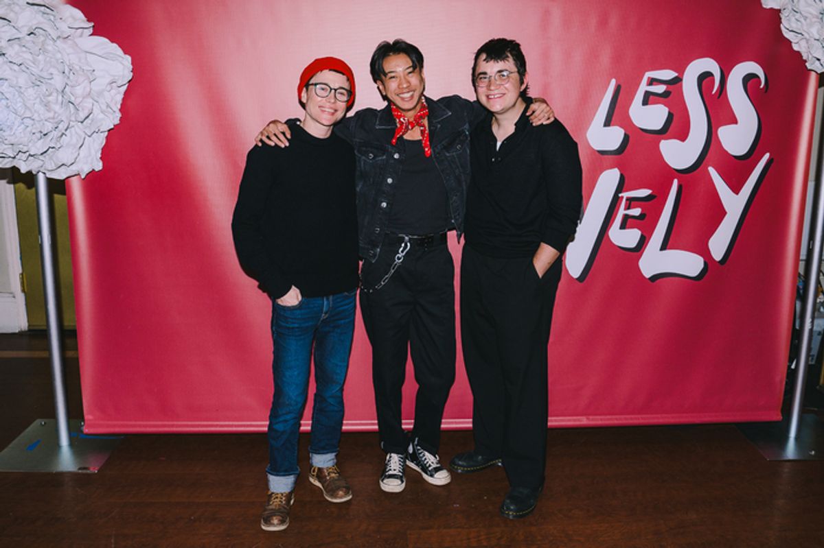 Elliot Page, Jes Tom, and Em Weinstein  at 